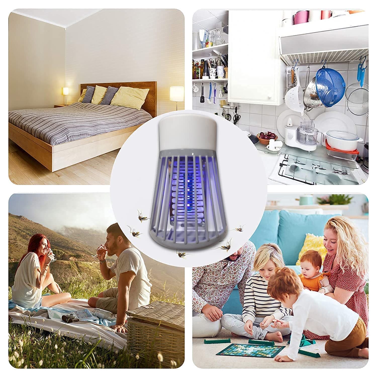 Socket Mosquito Lamp, UV Light Fly Mosquito Trap Racket, Plug In Mosquito Killer Device, Electric Mosquito Trap Lamp, Multipurpose Powered Electronic Bug Zappers Socket Mosquito Lamp, UV Light Fly Mosquito Trap Racket, Plug In Mosquito Killer Device, Electric Mosquito Trap Lamp, Multipurpose Powered Electronic Bug Zappers